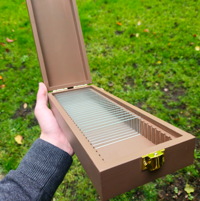 Secret Slide Blood Slide Collector's Box